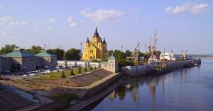 800px-Nizhny Novgorod Alexander Nevsky Cathedral at Strelka