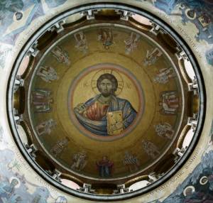 Holy Sepulchre Dome Christ Pantocrator
