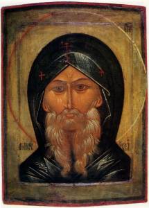 Saint Anthony the Great icon 16th century