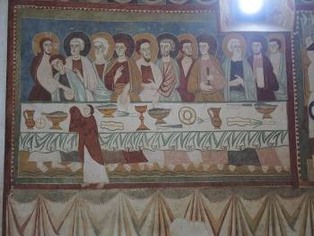 Last Supper Chiesa di Santa Maria ad Cryptas
