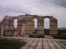 част от голямата базилика в Плиска