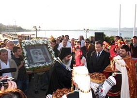 Посрещането в Несебър