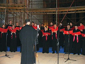 Българският хор в солунската ротонда Св. Георги